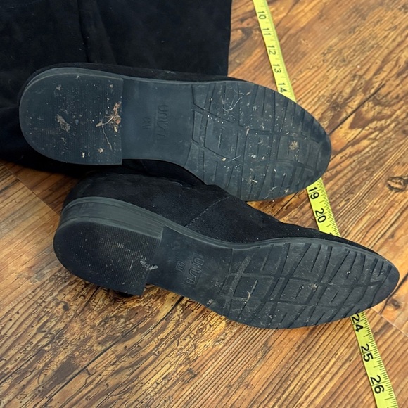 Unisa Black Over the Knee Boots suede - Picture 3 of 3